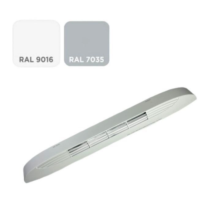 Nawiewnik akustyczny ISOLA 2.30 - biały-jasny szary