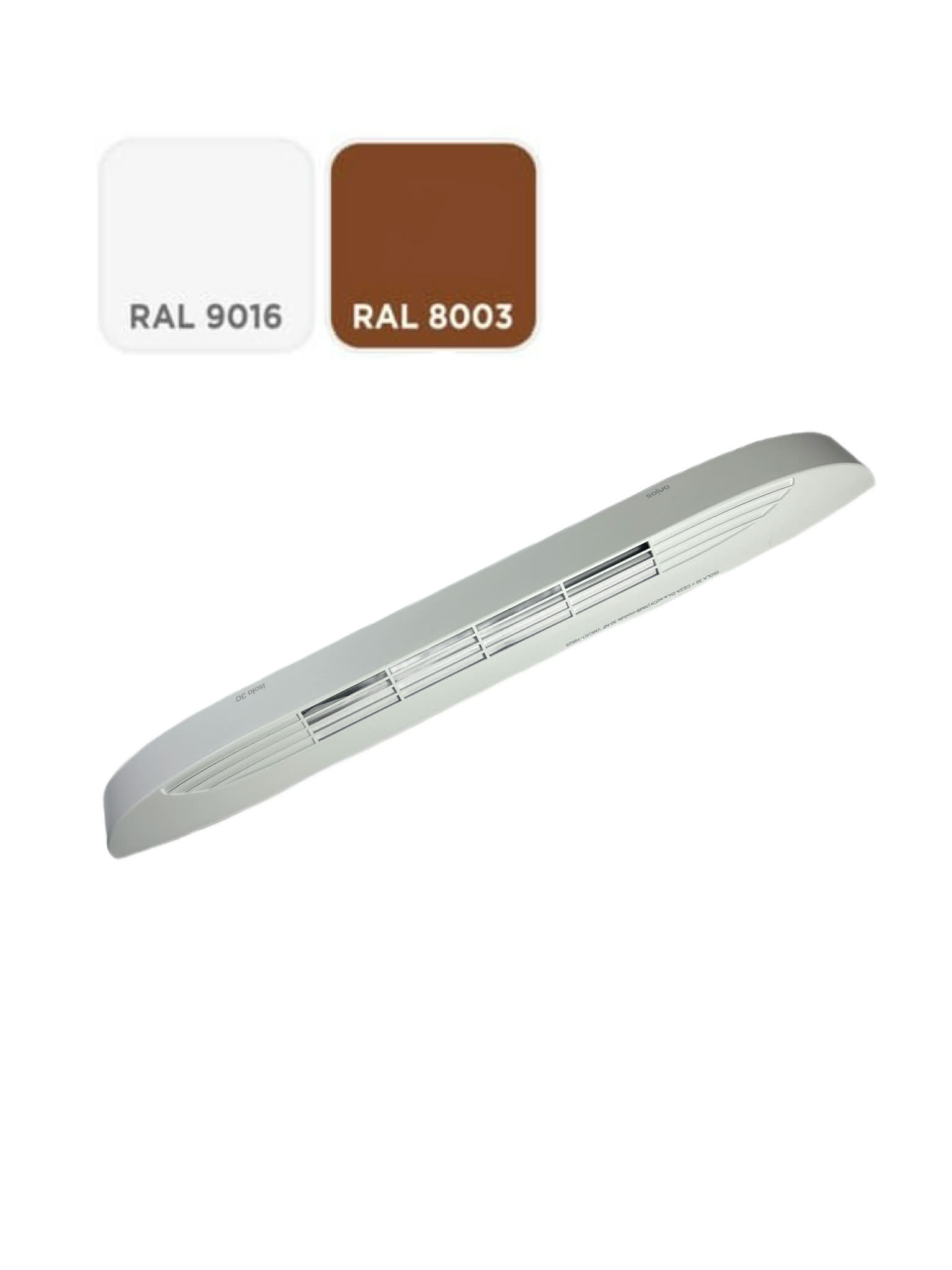 Nawiewnik akustyczny ISOLA 2.30 - biały-złoty dąb