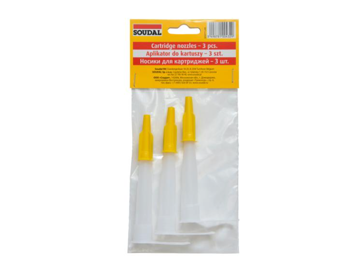 Aplikator do kartuszy zestaw (3szt.)