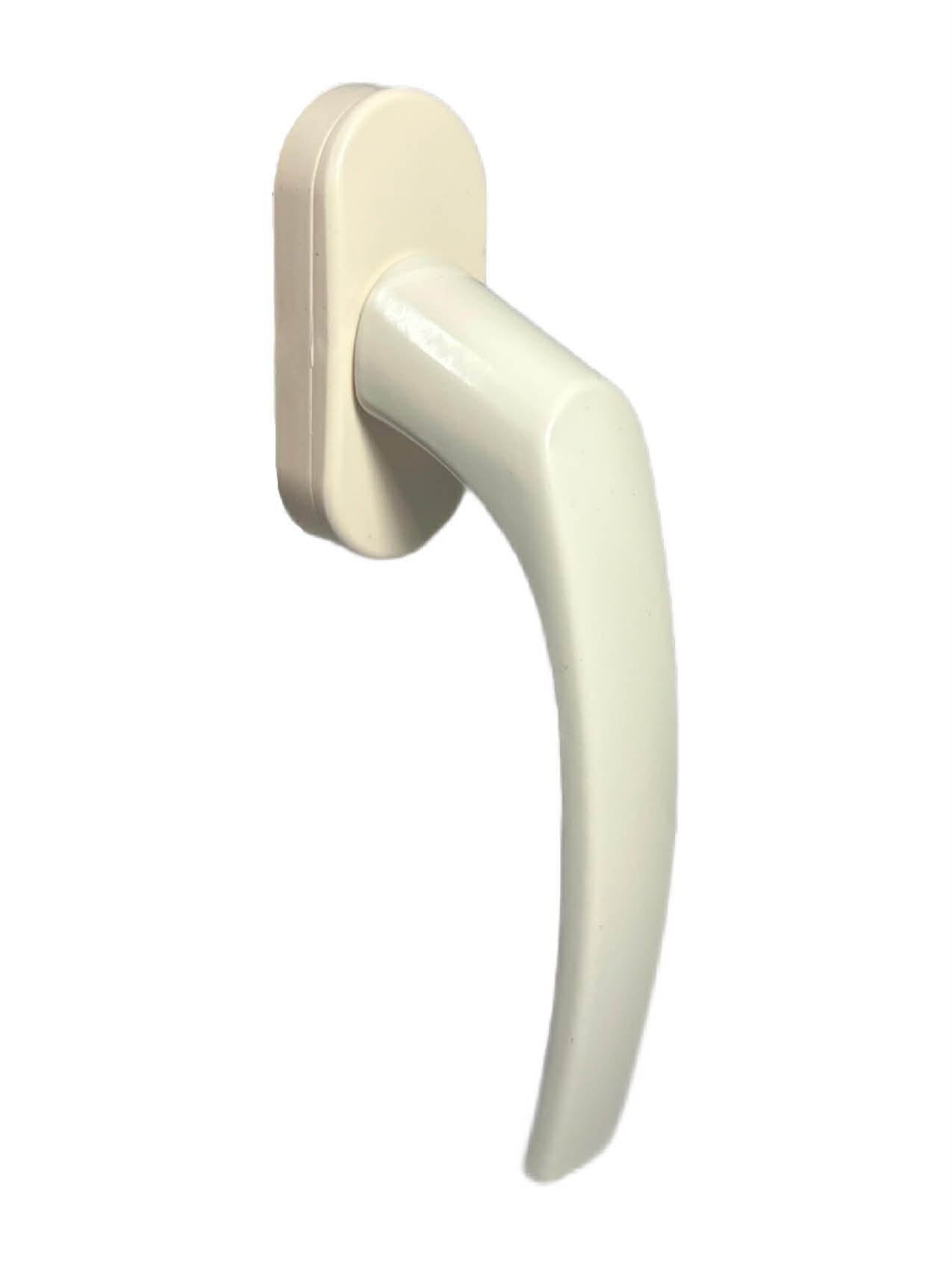 Klamka okienna aluminiowa – kremowa