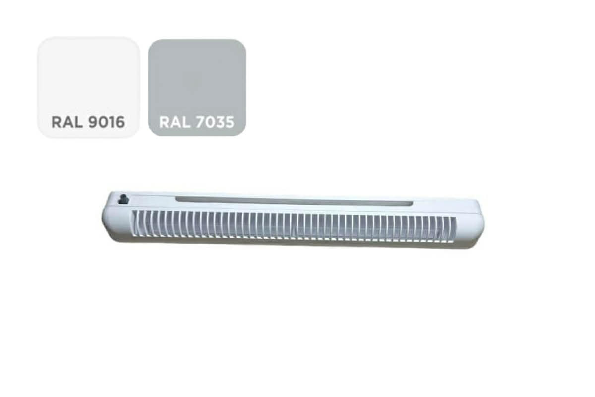 Nawiewnik AIR PLUS MINI – Higrosterowany biały – jasny szary