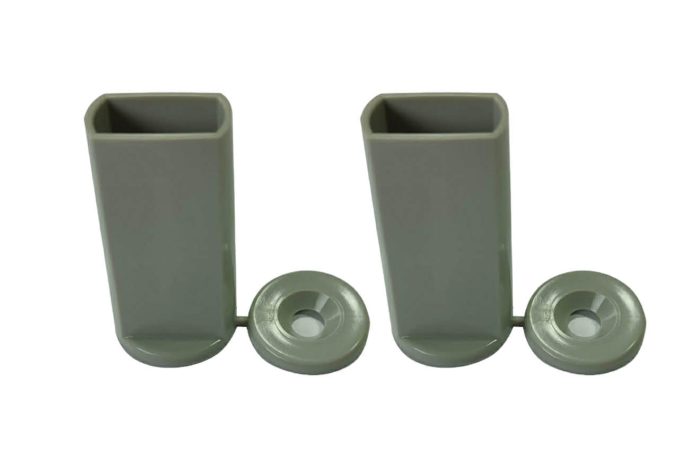 Bufor ogranicznik do rolet zewnętrznych szary - 2szt.