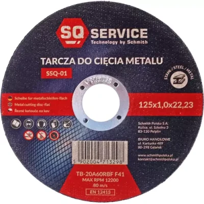 Tarcza do cięcia metalu 125X1,0