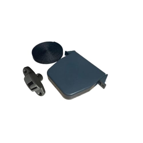 Zwijacz na taśmę (pasek) 14 mm + 5m taśmy + przelotka - ANTRACYT
