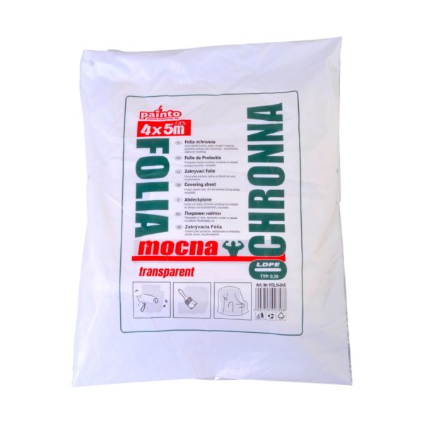 Folia MOCNA transparent 4x5m